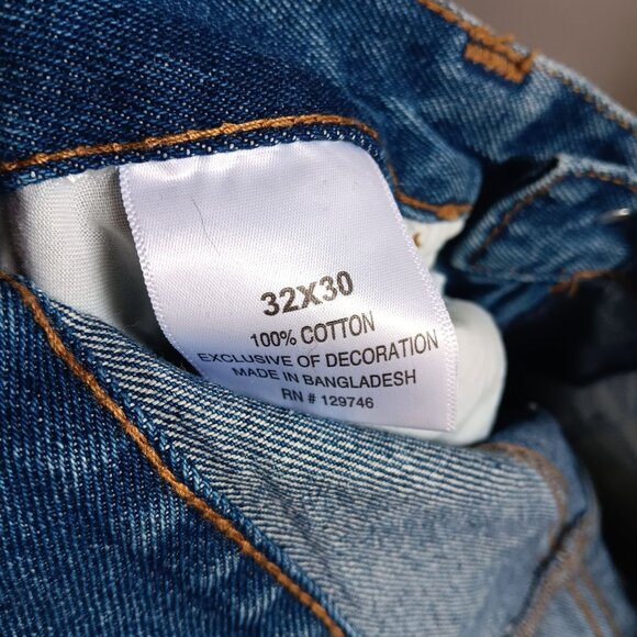 32x30 Men's Blue Mountain Regular Fit Utility Carpenter Jeans NWT Medium Wash - Picture 6 of 6